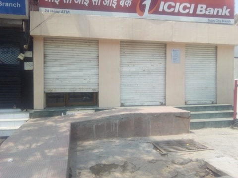 icici bank sojat atm & bank